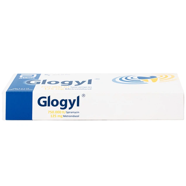Thuốc Glogyl điều trị nhiễm khuẩn răng miệng cấp tính, mạn tính (2 vỉ x 10 viên)