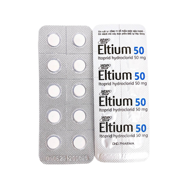 Thuốc Eltium 50 DHG điều trị những triệu chứng viêm dạ dày mạn tính (5 vỉ x 10 viên)