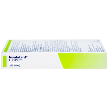 Bút tiêm Insulatard FlexPen 100IU/ml điều trị bệnh đái tháo đường (5 cây)