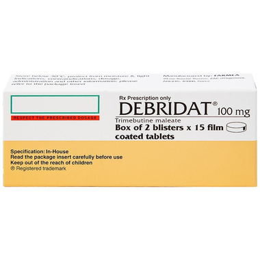 Thuốc Debridat 100mg hỗ trợ điều trị triệu chứng đau, rối loạn nhu động ruột và khó chịu đường ruột (Hộp 30 viên)