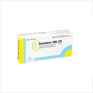 Thuốc Soredon NN 20 Meyer hỗ trợ chống viêm và ức chế miễn dịch (3 vỉ x 10 viên)