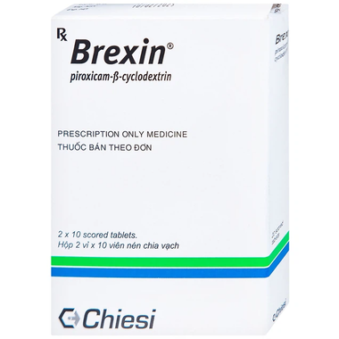 Thuốc Brexin 20mg giảm đau, kháng viêm xương khớp (2 vỉ x 10 viên)
