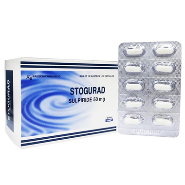 Thuốc Stogurad 50mg điều trị ngắn ngày chứng lo âu (10 vỉ x 10 viên)