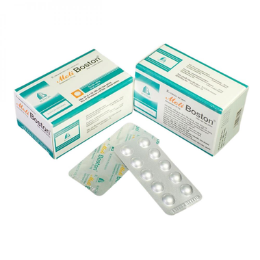 Viên nén Moti Boston 10mg điều trị triệu chứng nôn và buồn nôn (10 vỉ x 10 viên)