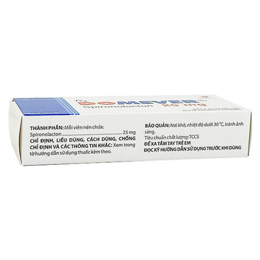 Thuốc Domever 25mg Domesco điều trị suy tim sung huyết (2 vỉ x 10 viên)