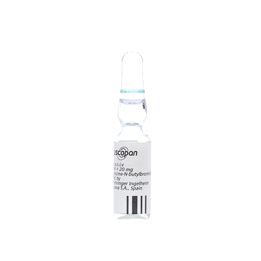 Thuốc tiêm Buscopan điều trị co thắt dạ dày, ruột (2 vỉ x 5 ống)