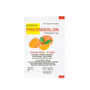  Thuốc Ceteco Prednisolon 5mg