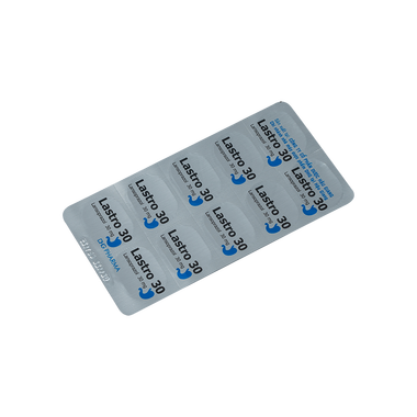 Thuốc Lastro 30mg Trào Ngược, Viêm Loét Dạ Dày Thực Quản (Hộp 3 Vỉ X 10 Viên)