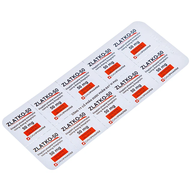 Thuốc Zlatko-50 DaviPharm điều trị đái tháo đường tuýp 2 (3 vỉ x 10 viên)