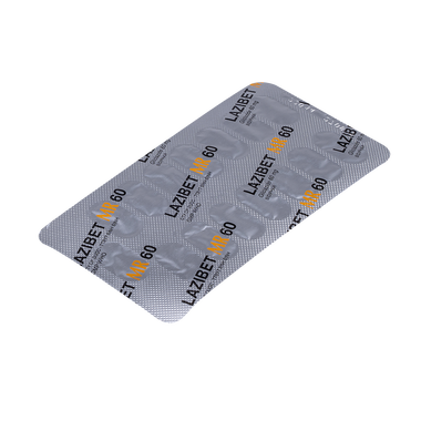 Thuốc Lazibet MR 60mg điều trị đái tháo đường type II (2 vỉ x 15 viên)