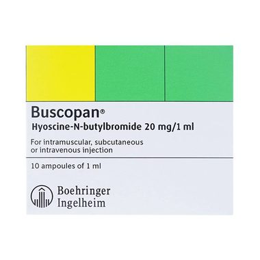 Thuốc tiêm Buscopan điều trị co thắt dạ dày, ruột (2 vỉ x 5 ống)