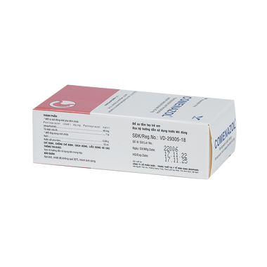 Thuốc tiêm Comenazol 40mg điều trị viêm loét, trào ngược dạ dày (1 lọ)