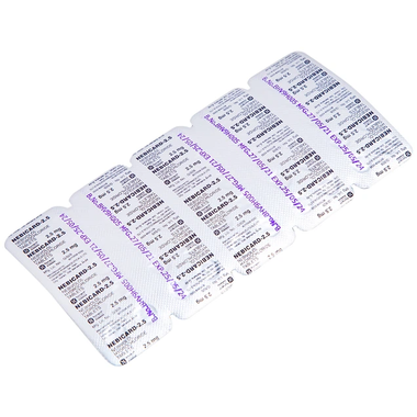 Thuốc Nebicard 2.5mg điều trị tăng huyết áp (5 vỉ x 10 viên)