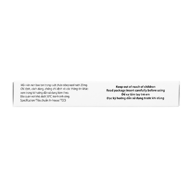 Thuốc Rabzak 20 điều trị trào ngược dạ dày, thực quản (3 vỉ x 10 viên)
