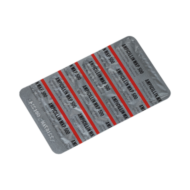 Thuốc Ampicillin MKP 500 điều trị nhiễm khuẩn (10 vỉ x 10 viên)