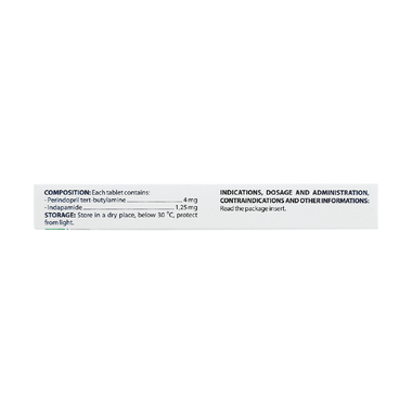 Thuốc Dorover Plus 4/1,25 mg điều trị tăng huyết áp nguyên phát (1 vỉ x 30 viên)