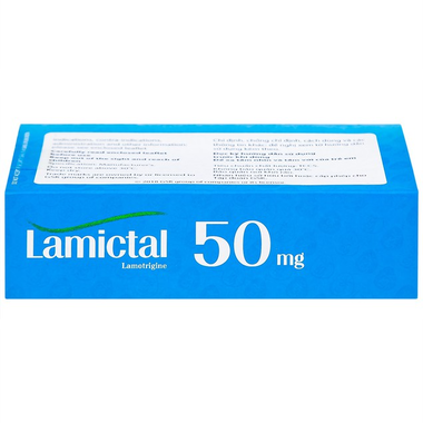 Thuốc Lamictal 50mg hỗ trợ điều trị động kinh và phòng ngừa bệnh rối loạn lưỡng cực (Hộp 30 viên)