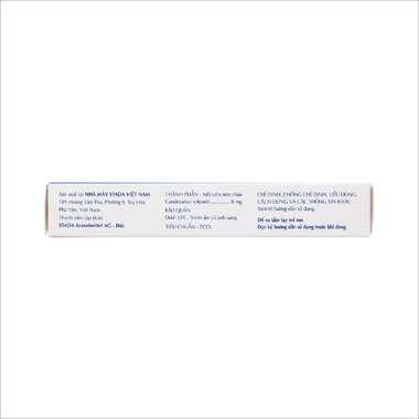 Thuốc Candesartan Stada 8MG điều trị tăng huyết áp vô căn, suy tim (2 vỉ x 14 viên)