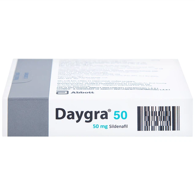 Thuốc Daygra 50 Điều Trị Rối Loạn Cương Dương (Hộp 1 Vĩ X 4 Viên)