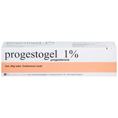 Gel Progestogel 1% điều trị các bệnh vú lành tính (80g)