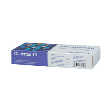 Thuốc Olanstad 10 Stada điều trị bệnh tâm thần phân liệt (3 vỉ x 10 viên)