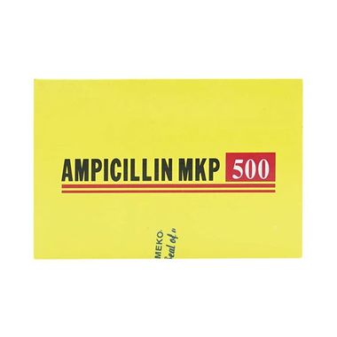 Thuốc Ampicillin MKP 500 điều trị nhiễm khuẩn (10 vỉ x 10 viên)