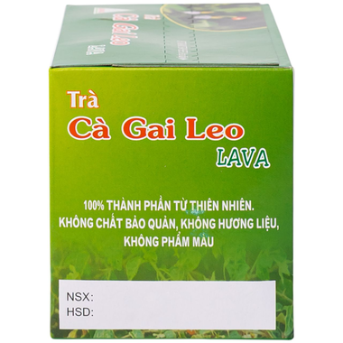 Trà túi lọc Cà Gai Leo Lava hỗ trợ bổ gan, giải độc gan, hạ men gan (Hộp 30 túi x 5g)