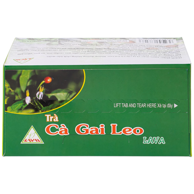 Trà túi lọc Cà Gai Leo Lava hỗ trợ bổ gan, giải độc gan, hạ men gan (Hộp 30 túi x 5g)