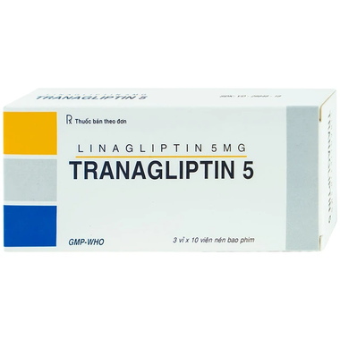 Thuốc Tranagliptin 5mg Điều Trị Đái Tháo Đường Tuýp 2 (Hộp 3 Vỉ X 10 Viên)