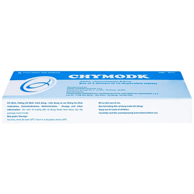 Thuốc Chymodk 8.4mg Điều Trị Phù Nề Sau Chấn Thương, Phẫu Thuật, Bỏng (Hộp 2 Vỉ X 10 Viên)