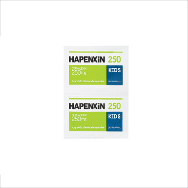 Cốm Hapenxin Kids 250 DHG điều trị nhiễm khuẩn (24 gói)