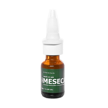 Thuốc xịt mũi Meseca Fort hỗ trợ điều trị viêm mũi dị ứng (Chai 60 liều)