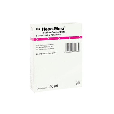Thuốc tiêm Hepa Merz điều trị xơ gan, gan nhiễm mỡ, viêm gan (5 ống x 10ml)