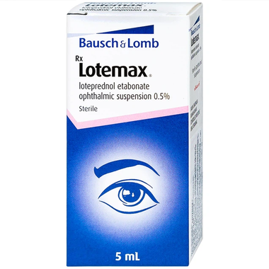Thuốc nhỏ mắt Lotemax 0.5% Bausch &amp; Lomb điều trị viêm kết mạc mí mắt, nhãn cầu (5ml)