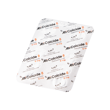 Thuốc ATI COLCIDE 8MG hỗ trợ điều trị đau do co cứng cơ cấp tính (Hộp 20 viên)