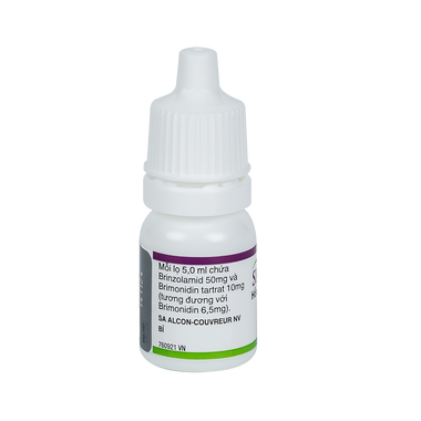 Hỗn dịch nhỏ mắt Simbrinza làm giảm áp lực nội nhãn (Chai 5ml)