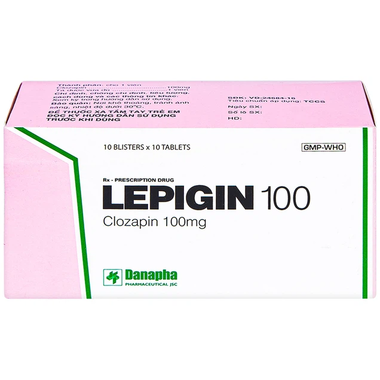 Thuốc Lepigin 100mg Điều Trị Tâm Thần Phân Liệt Mãn Tính (Hộp 10 Vỉ X 10 Viên)