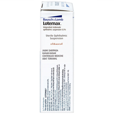 Thuốc nhỏ mắt Lotemax 0.5% Bausch &amp; Lomb điều trị viêm kết mạc mí mắt, nhãn cầu (5ml)