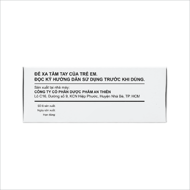 Thuốc Betahistin 16mg An Thiên điều trị chóng mặt (10 vỉ x 10 viên)