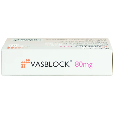 Thuốc Vasblock 160mg Điều Trị Tăng Huyết Áp, Suy Tim (Hộp 3 Vỉ X 10 Viên)