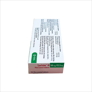 Thuốc Lorista H 50mg/12.5mg điều trị huyết áp cao (2 vỉ x 14 viên)