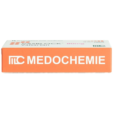 Thuốc Vasblock 160mg Điều Trị Tăng Huyết Áp, Suy Tim (Hộp 3 Vỉ X 10 Viên)