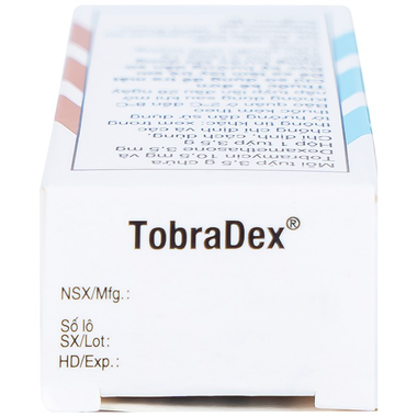 Thuốc mỡ tra mắt TobraDex 0,3% điều trị viêm và nhiễm khuẩn (3,5g)
