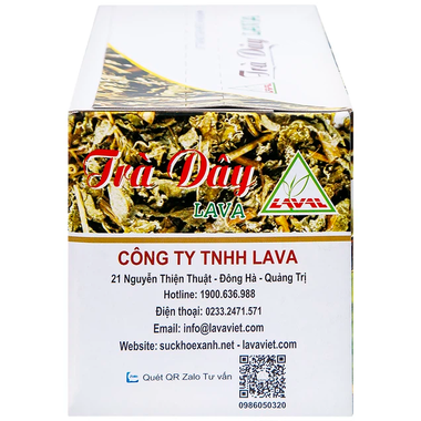 Trà Dây Lava hỗ trợ giảm triệu chứng của viêm loét dạ dày, hành tá tràng (5g x 30 túi lọc)