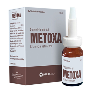 Thuốc Metoxa nhỏ tai giúp điều trị nhiễm trùng tai (10ml)