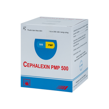 Thuốc Cephalexin PMP 500 Điều Trị Nhiễm Khuẩn - Hộp 200 viên