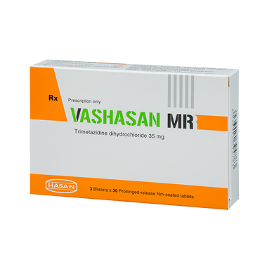 Thuốc Vashasan MR 35 Hasan điều trị đau thắt ngực (3 vỉ x 30 viên)