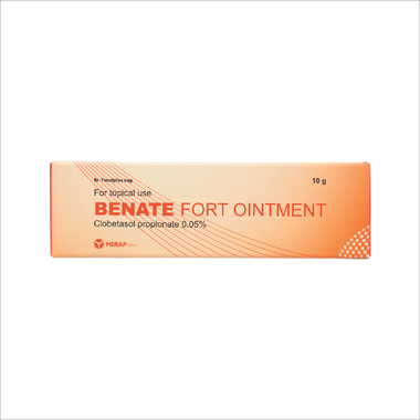 Thuốc bôi ngoài da Benate Fort Ointment điều trị viêm da, vảy nến (10g)