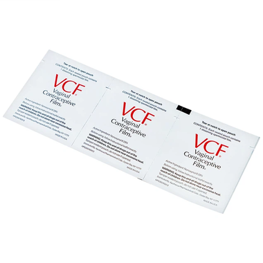 Màng phim tránh thai VCF Botania có khả năng diệt tinh trùng mỗi lần giao hợp (3 miếng)