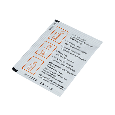 Bột Crocin Kid 100mg Pymepharco điều trị viêm phổi, viêm xoang, viêm họng (25 gói)